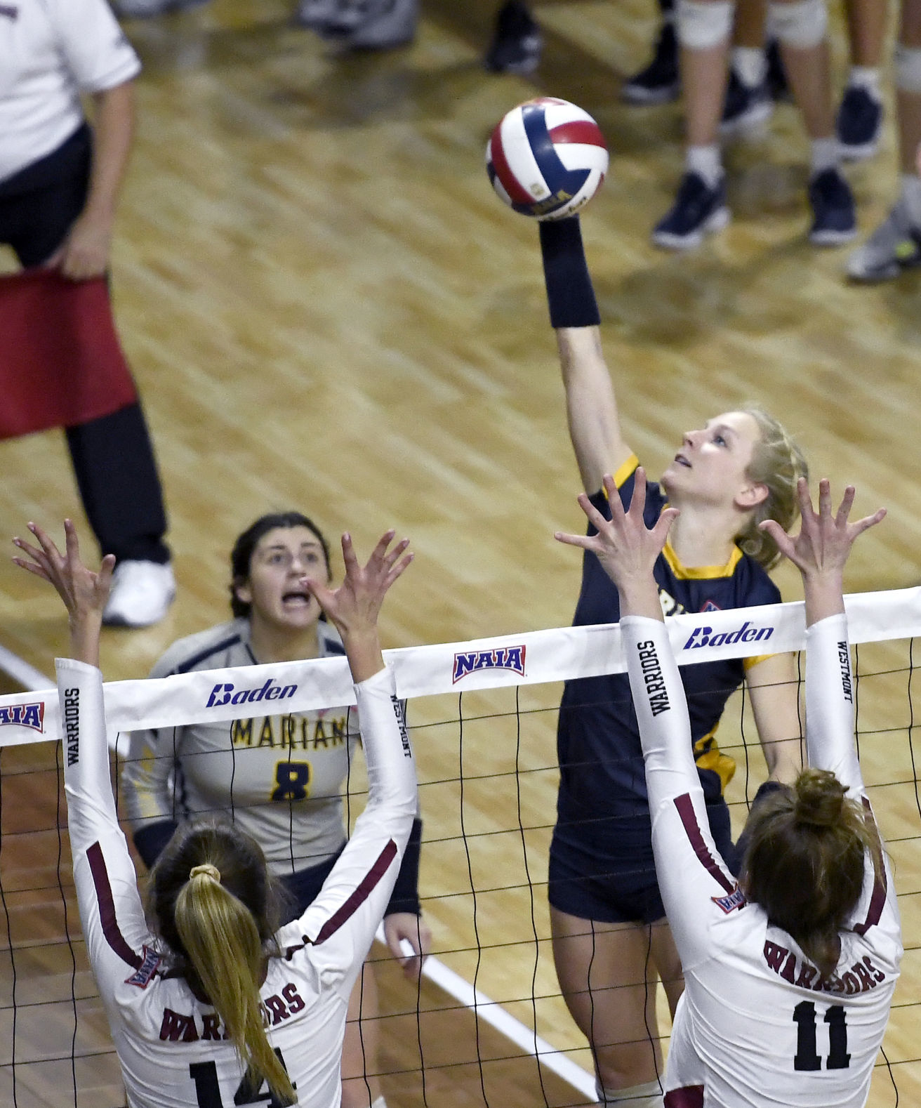 Marian defeats Westmont 3-0 for NAIA volleyball championship title
